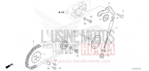 CHAINE A CAMES/TENDEUR CRF50FN de 2022